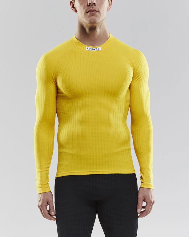 Craft Langarmshirt Progress CN Funktionsunterwäsche gelb Herren